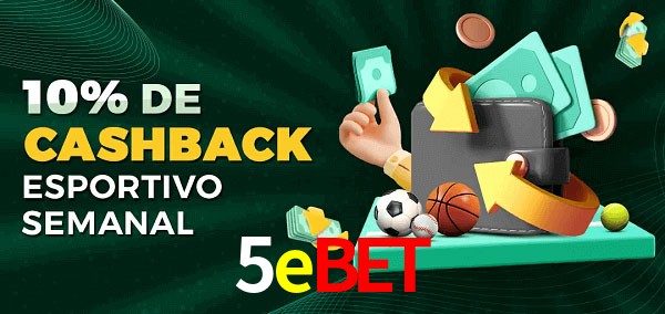 10% de bônus de cashback na 5ebet