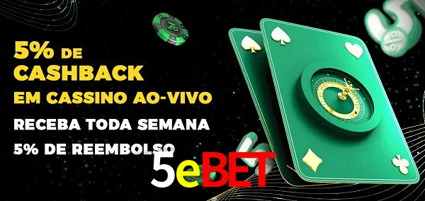 Promoções do cassino ao Vivo 5ebet